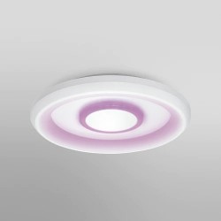 Plafoniera LED inteligenta 32W Ledvance Smart+ WiFi Orbis Stea 485mm alba dimabila RGB + TW compatibil Amazon Alexa si Google Assistant