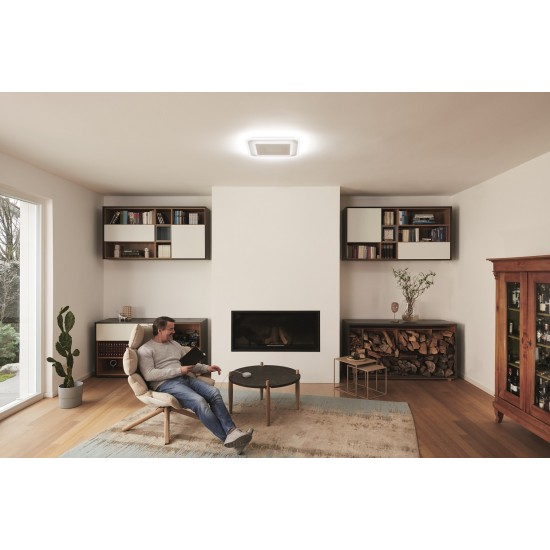 Plafoniera LED inteligenta 32W Ledvance Smart+ WiFi Orbis Saddie Multicolor compatibil Amazon Alexa si Google Assistant
