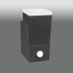 Aplica LED de perete cu senzor 8W orientabila Evo Square Up SCHRACK antracit lumina calda