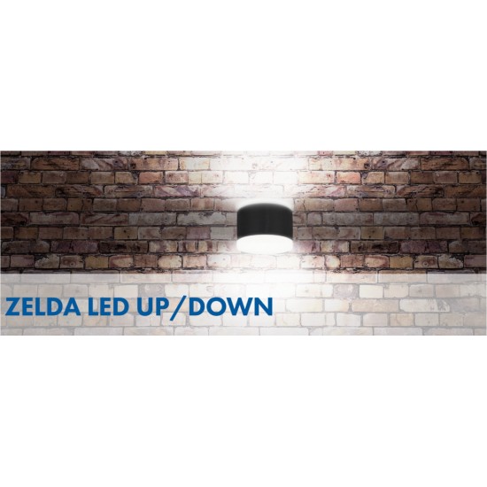 Aplica LED de exterior 12.5W ZELDA SCHRACK iluminare sus jos antracit lumina calda