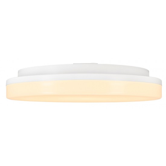 Plafoniera LED MAIA Schrack 18-24W 3K-4K 280mm rotunda etansa alb IP54