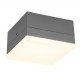 Plafoniera LED 12W de exterior Zelda Square SCHRACK antracit lumina calda IP54