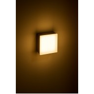 Plafoniera LED 12W de exterior Zelda Square SCHRACK antracit lumina calda IP54