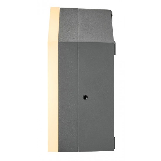 Plafoniera LED 12W de exterior Zelda Square SCHRACK antracit lumina calda IP54