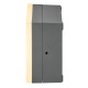 Plafoniera LED 12W de exterior Zelda Square SCHRACK antracit lumina calda IP54