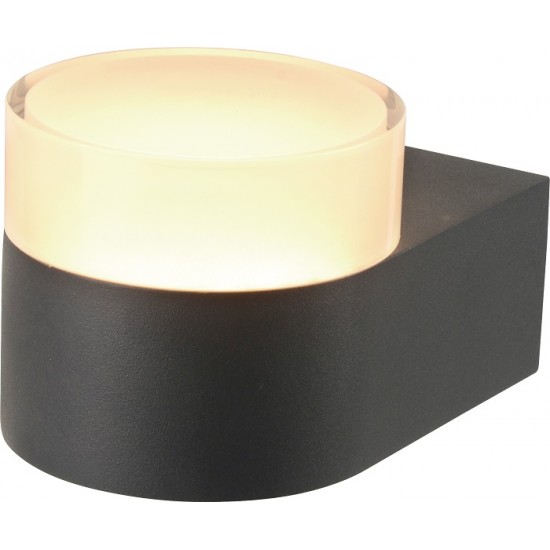 Aplica LED de exterior 11W ZELDA High SCHRACK iluminare sus antracit lumina calda