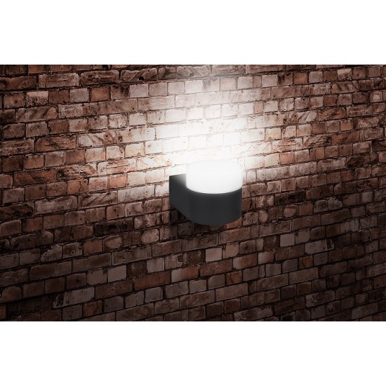Aplica LED de exterior 11W ZELDA High SCHRACK iluminare sus antracit lumina calda