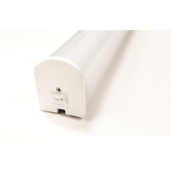 Corp de iluminat cu LED 15W pentru oglinda alb VERRA SCHRACK IP44 cu intrerupator lumina calda
