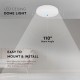 Plafoniera LED rotunda 15W 100lm/W cip Samsung lumina calda IP44