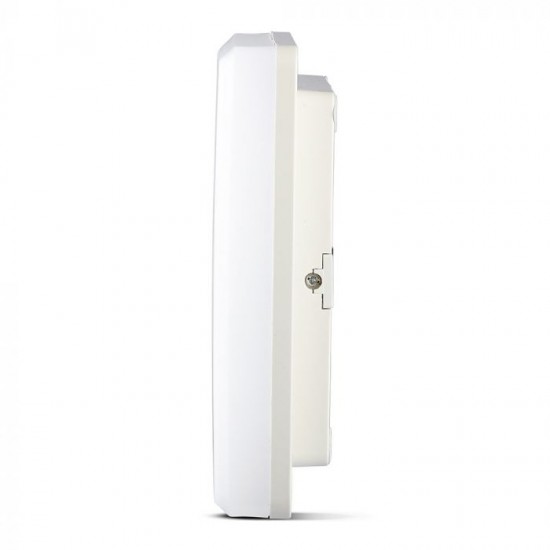 Plafoniera LED patrata 25W 100lm/W cip Samsung lumina calda IP44