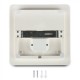 Plafoniera LED patrata 25W 100lm/W cip Samsung lumina calda IP44