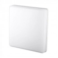 Plafoniera LED patrata 25W 100lm/W cip Samsung lumina calda IP44