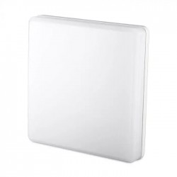 Plafoniera LED patrata 25W 100lm/W cip Samsung lumina calda IP44
