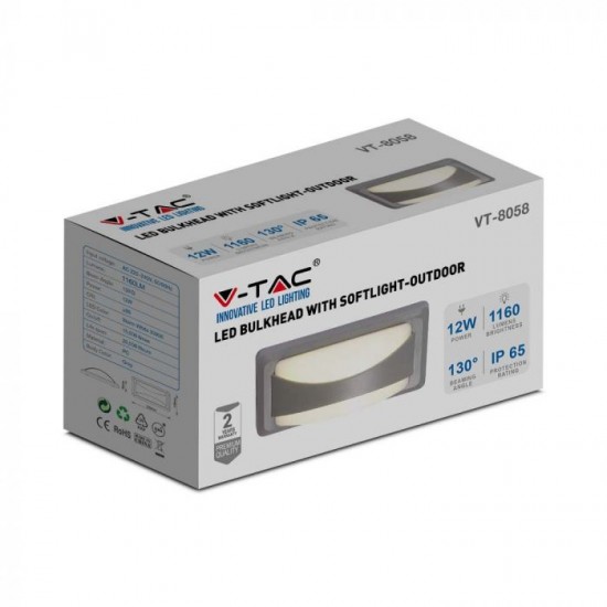 Aplica LED de exterior 12W  iluminare soft sus jos IP65