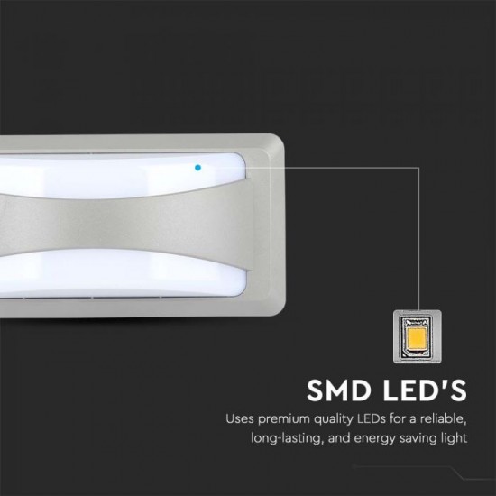 Aplica LED de exterior 12W  iluminare soft sus jos IP65