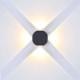 Aplica LED 4W glob Corp Negru Alb Cald