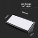 Aplica LED de exterior 12W dreptunghiulara neagra IP65
