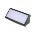 Aplica LED de exterior 12W dreptunghiulara neagra IP65