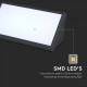 Aplica LED de exterior 20W dreptunghiulara neagra IP65