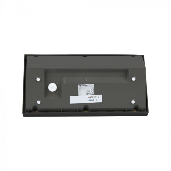 Aplica LED de exterior 20W dreptunghiulara neagra IP65