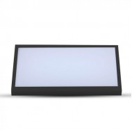 Aplica LED de exterior 20W dreptunghiulara neagra IP65