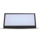 Aplica LED de exterior 20W dreptunghiulara neagra IP65