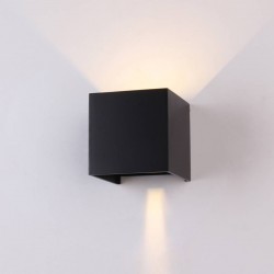 Aplica LED 5W patrata cip BRIDGELUX Corp Negru Alb Neutru