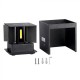 Aplica LED 6W patrata cip BRIDGELUX Corp Negru Alb Cald