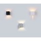 Aplica LED 6W patrata cip BRIDGELUX Corp Alb Alb Cald