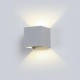 Aplica LED 6W patrata cip BRIDGELUX Corp Alb Alb Cald