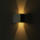 Aplica LED 6W patrata cip BRIDGELUX Corp Gri Alb Cald