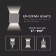 Aplica LED 6W patrata cip BRIDGELUX Corp Gri Alb Cald