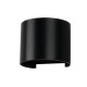 Aplica LED 6W rotunda cip BRIDGELUX Corp Negru Alb Cald