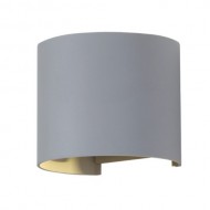 Aplica LED 6W rotunda cip BRIDGELUX Corp Gri Alb Cald
