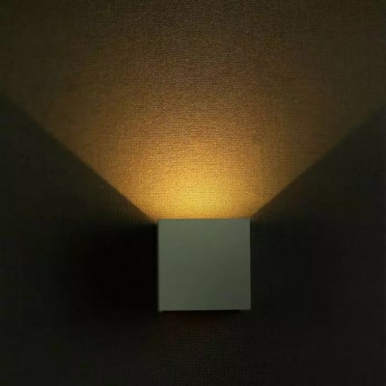 Aplica LED 6W patrata cip BRIDGELUX Corp Alb Alb Neutru