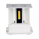 Aplica LED 6W patrata cip BRIDGELUX Corp Alb Alb Neutru