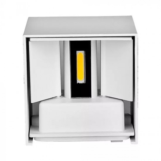 Aplica LED 6W patrata cip BRIDGELUX Corp Alb Alb Neutru
