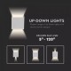 Aplica LED 6W patrata cip BRIDGELUX Corp Alb Alb Cald