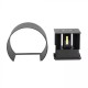 Aplica LED 6W rotunda cip BRIDGELUX Corp Negru Alb Neutru