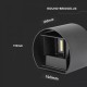 Aplica LED 6W rotunda cip BRIDGELUX Corp Negru Alb Neutru