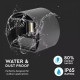Aplica LED 6W rotunda cip BRIDGELUX Corp Negru Alb Neutru