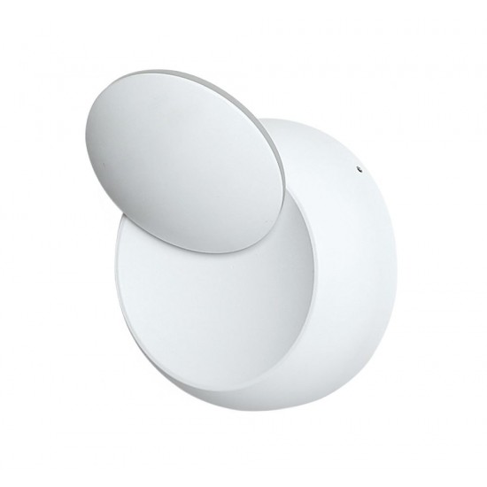 Aplica LED mobila 5W rotunda Corp Alb Alb Neutru