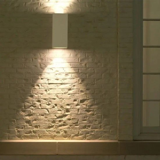 Aplica Rotunda Corp Alb cu iluminare bidirectionala