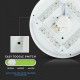 Plafoniera LED rotunda 24W 350mm aspect instelat 3 in 1