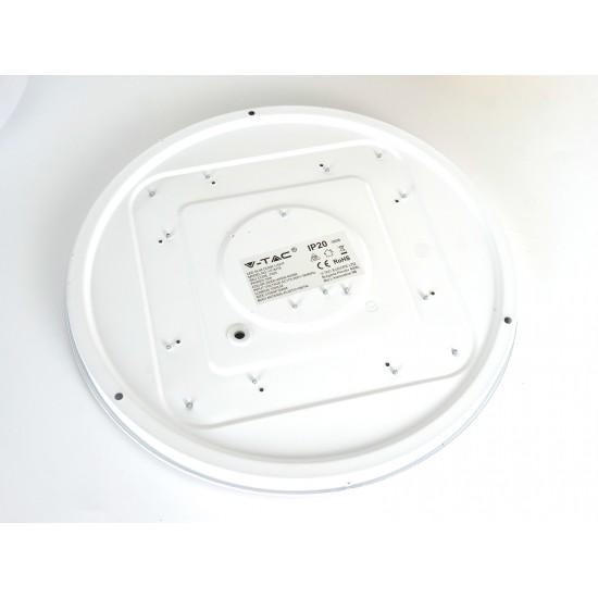 Plafoniera LED rotunda 36W 480mm opala 3 in 1