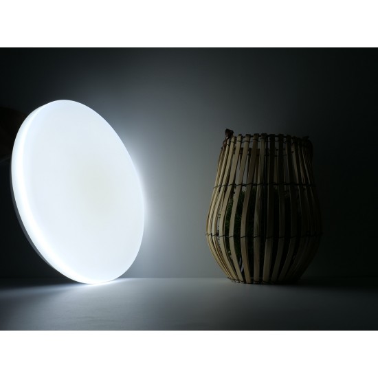 Plafoniera LED rotunda 36W 480mm opala 3 in 1
