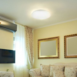 Plafoniera LED rotunda 24W 350mm opala 3 in 1