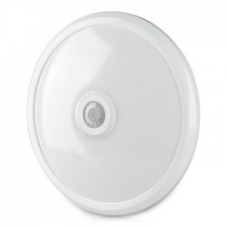 Plafoniera LED 12W cu senzor cip SAMSUNG Alb Rece