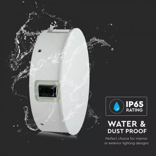 Aplica LED 4W rotunda Corp Alb Alb Cald