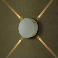Aplica LED 4W rotunda Corp Alb Alb Cald